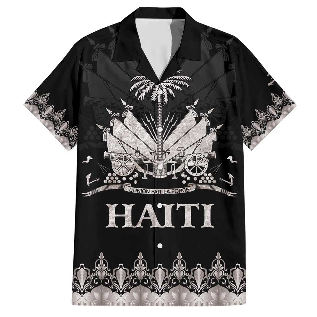 Haiti Neg Marron Silver Hawaiian Shirt Hope is Nothing Without Action LT01 Silver - Polynesian Pride