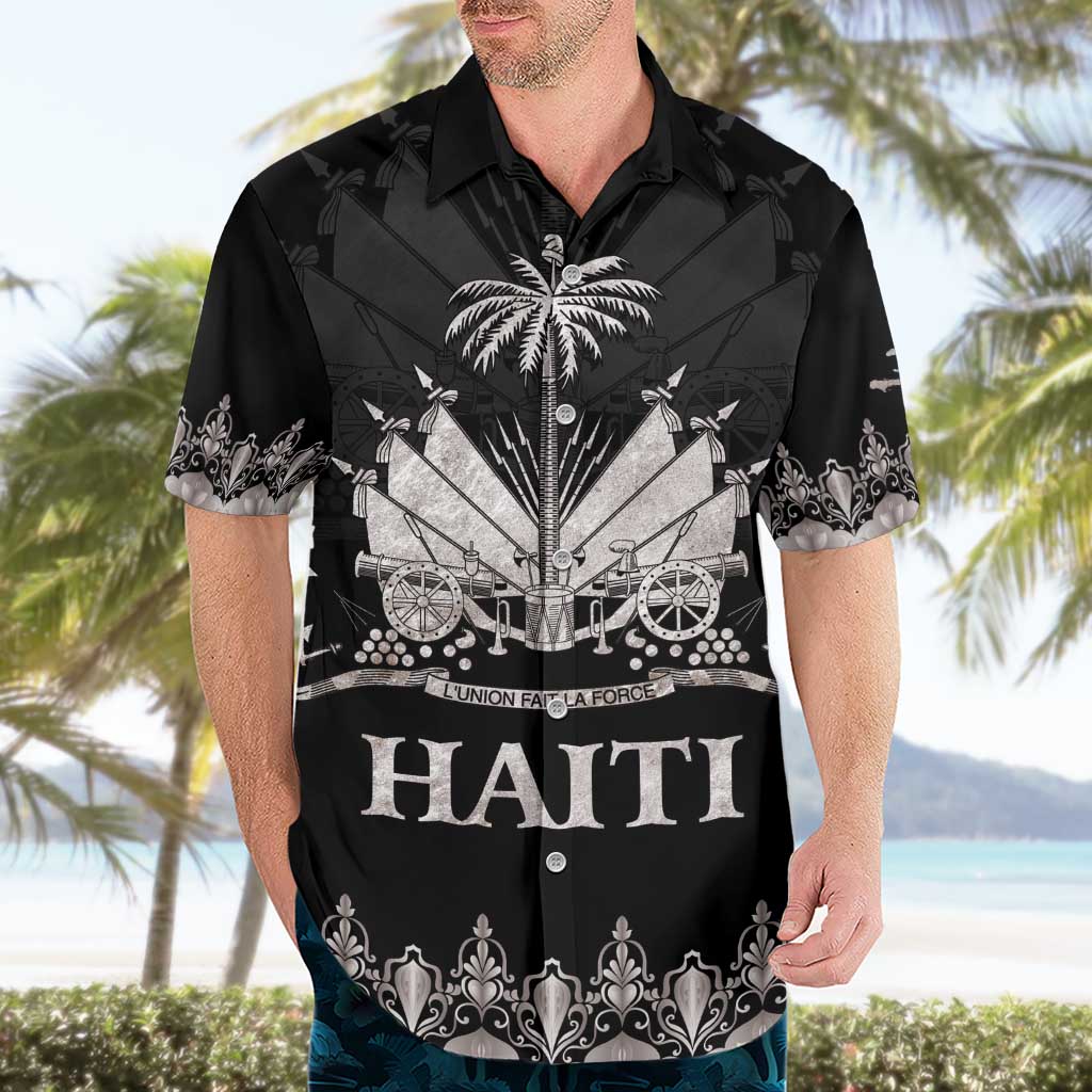 Haiti Neg Marron Silver Hawaiian Shirt Hope is Nothing Without Action LT01 - Polynesian Pride