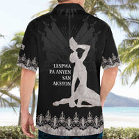 Haiti Neg Marron Silver Hawaiian Shirt Hope is Nothing Without Action LT01 - Polynesian Pride