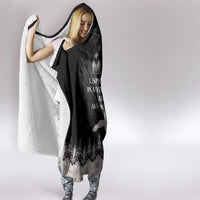 Haiti Neg Marron Silver Hooded Blanket Hope is Nothing Without Action LT01 - Polynesian Pride