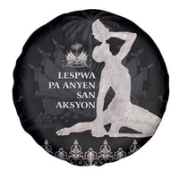 Haiti Neg Marron Silver Spare Tire Cover Hope is Nothing Without Action LT01 - Polynesian Pride