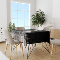 Haiti Neg Marron Silver Tablecloth Hope is Nothing Without Action LT01 - Polynesian Pride