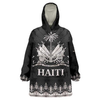 Haiti Neg Marron Silver Wearable Blanket Hoodie Hope is Nothing Without Action LT01 One Size Silver - Polynesian Pride
