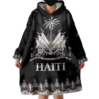 Haiti Neg Marron Silver Wearable Blanket Hoodie Hope is Nothing Without Action LT01 - Polynesian Pride