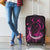 Survivor Melody Pink Luggage Cover Breast Cancer Polynesian Pattern