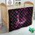 Survivor Melody Pink Quilt Breast Cancer Polynesian Pattern