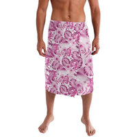 Pink Ribbon Hibiscus Tropical Pattern Lavalava Breast Cancer LT01 Pink - Polynesian Pride