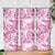 Pink Ribbon Hibiscus Tropical Pattern Skinny Tumbler Breast Cancer