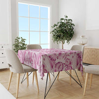 Pink Ribbon Hibiscus Tropical Pattern Tablecloth Breast Cancer LT01 - Polynesian Pride