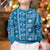 Fiji Masi All Blue Kid Ugly Christmas Sweater Tapa Pattern - Polynesian Pride