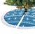 Fiji Masi All Blue Tree Skirt Tapa Pattern - Polynesian Pride