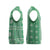 Fiji Masi All Green Christmas Knitted V-Neck Vest Tapa Pattern - Polynesian Pride