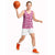 Fiji Masi All Pink Basketball Jersey Tapa Pattern - Polynesian Pride