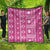 Fiji Masi All Pink Quilt Tapa Pattern - Polynesian Pride
