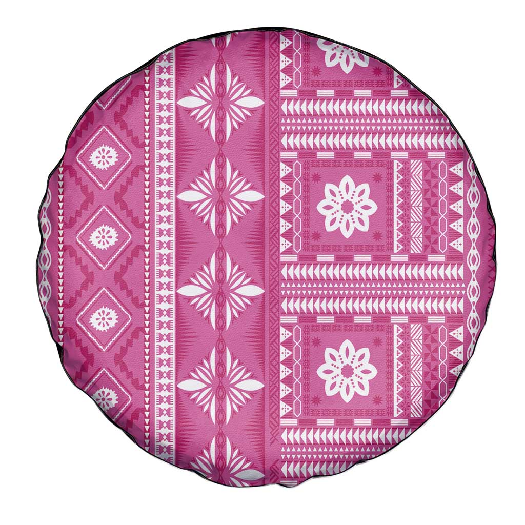 Fiji Masi All Pink Spare Tire Cover Tapa Pattern - Polynesian Pride