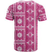 Fiji Masi All Pink T Shirt Tapa Pattern - Polynesian Pride