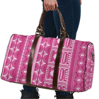 Fiji Masi All Pink Travel Bag Tapa Pattern - Polynesian Pride