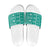 Fiji Masi All Teal Slide Sandals Tapa Pattern - Polynesian Pride