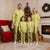 Fiji Masi All Yellow Christmas Pajama Set Tapa Pattern - Polynesian Pride