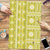 Fiji Masi All Yellow Puzzle Tapa Pattern - Polynesian Pride