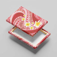 Plumeria Polynesian Coral Glitter Pattern Canvas Wall Art LT01 - Polynesian Pride