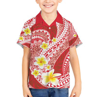 Plumeria Polynesian Coral Glitter Pattern Hawaiian Shirt LT01 - Polynesian Pride