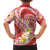 Plumeria Polynesian Coral Glitter Pattern Hawaiian Shirt