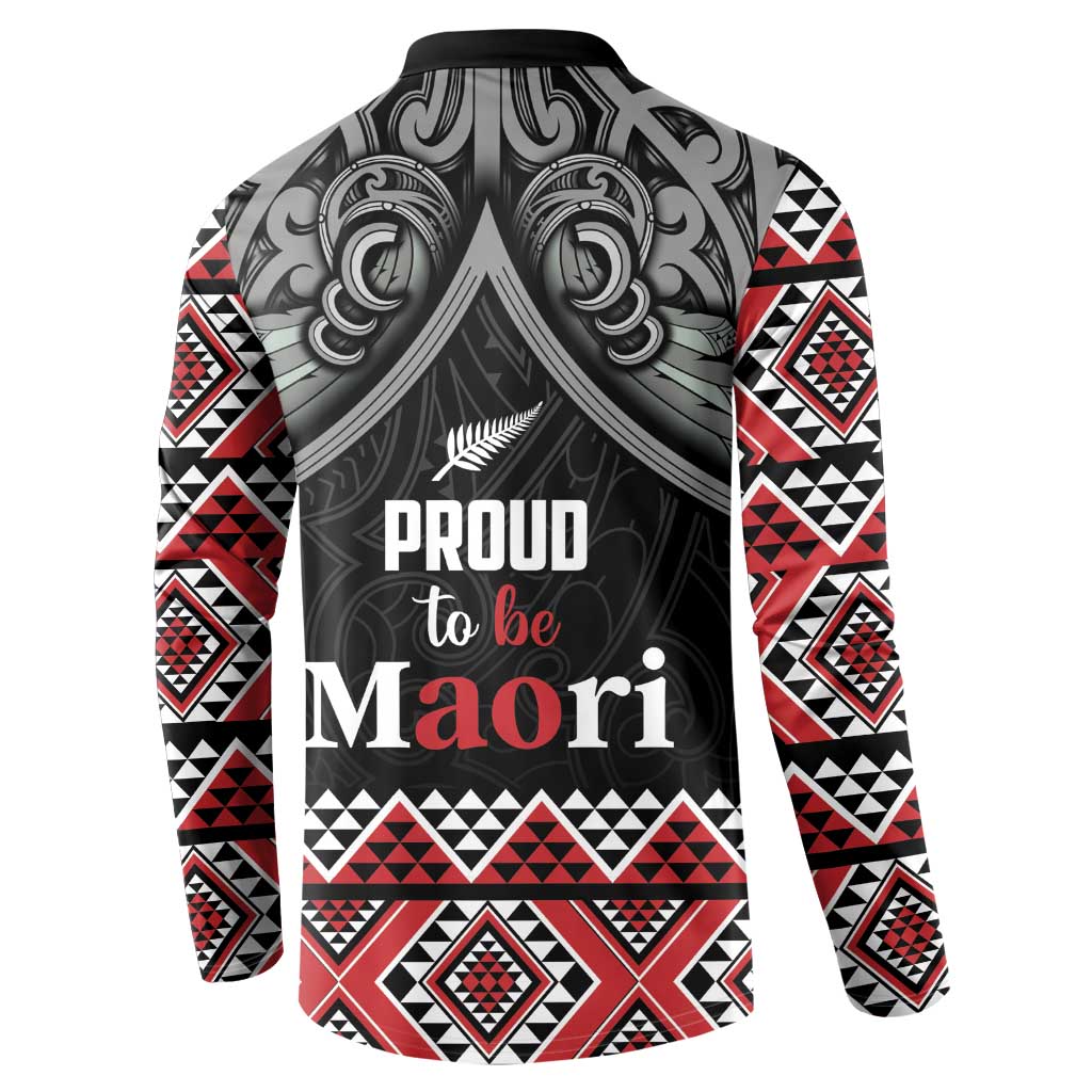 Aotearoa Toitu Te Tiriti Waitangi Button Sweatshirt Proud To Be Maori LT01 - Polynesian Pride
