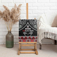 Aotearoa Toitu Te Tiriti Waitangi Canvas Wall Art Proud To Be Maori LT01 - Polynesian Pride
