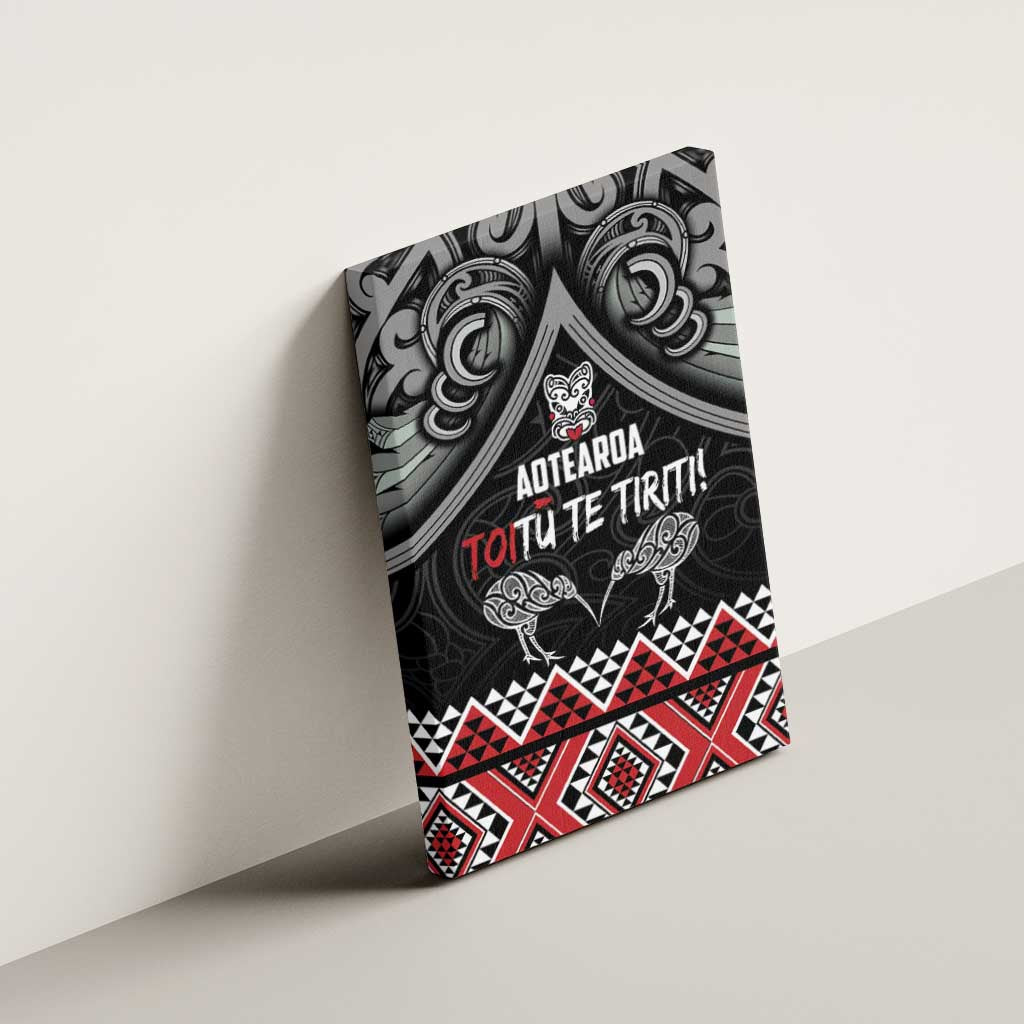 Aotearoa Toitu Te Tiriti Waitangi Canvas Wall Art Proud To Be Maori LT01 - Polynesian Pride
