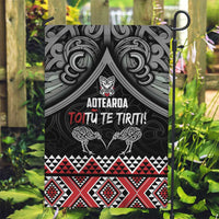 Aotearoa Toitu Te Tiriti Waitangi Garden Flag Proud To Be Maori LT01 Garden Flag Black - Polynesian Pride