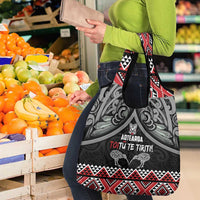 Aotearoa Toitu Te Tiriti Waitangi Grocery Bag Proud To Be Maori LT01 - Polynesian Pride