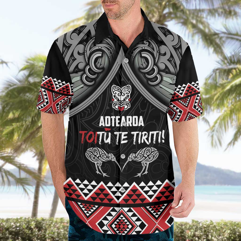 Aotearoa Toitu Te Tiriti Waitangi Hawaiian Shirt Proud To Be Maori LT01 - Polynesian Pride