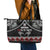 Aotearoa Toitu Te Tiriti Waitangi Leather Tote Bag Proud To Be Maori