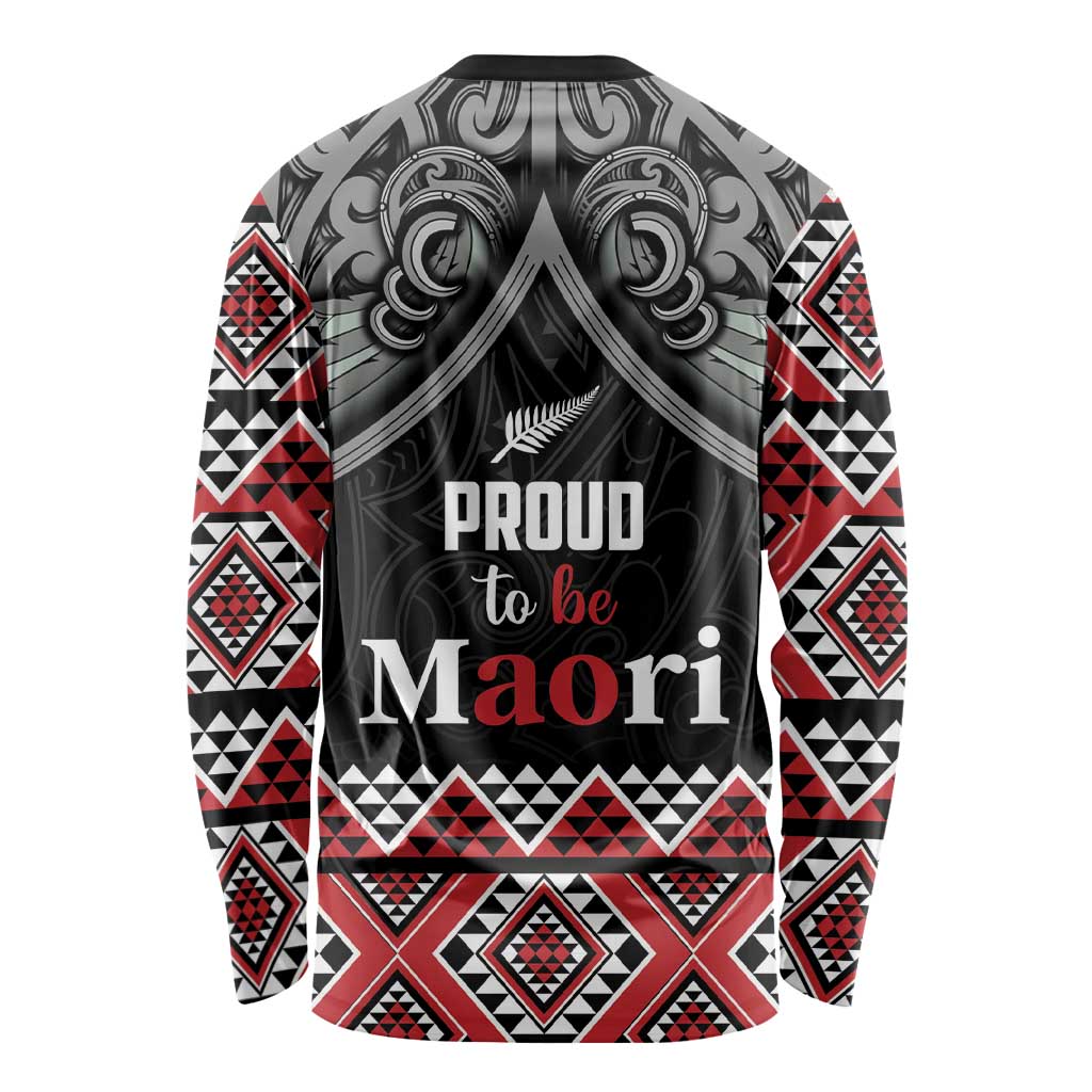 Aotearoa Toitu Te Tiriti Waitangi Long Sleeve Shirt Proud To Be Maori LT01 - Polynesian Pride