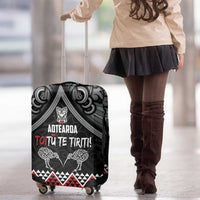 Aotearoa Toitu Te Tiriti Waitangi Luggage Cover Proud To Be Maori