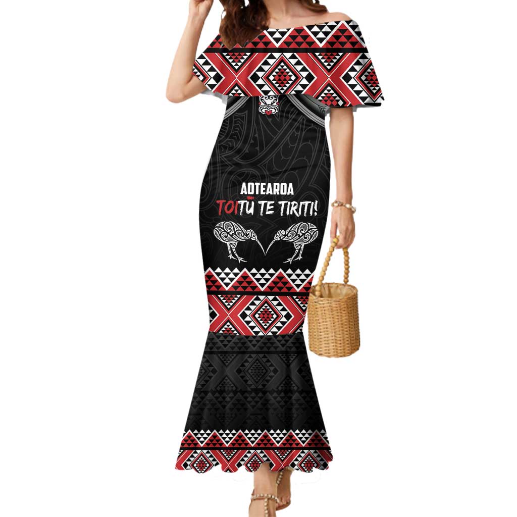 Aotearoa Toitu Te Tiriti Waitangi Mermaid Dress Proud To Be Maori