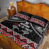 Aotearoa Toitu Te Tiriti Waitangi Quilt Bed Set Proud To Be Maori LT01 - Polynesian Pride