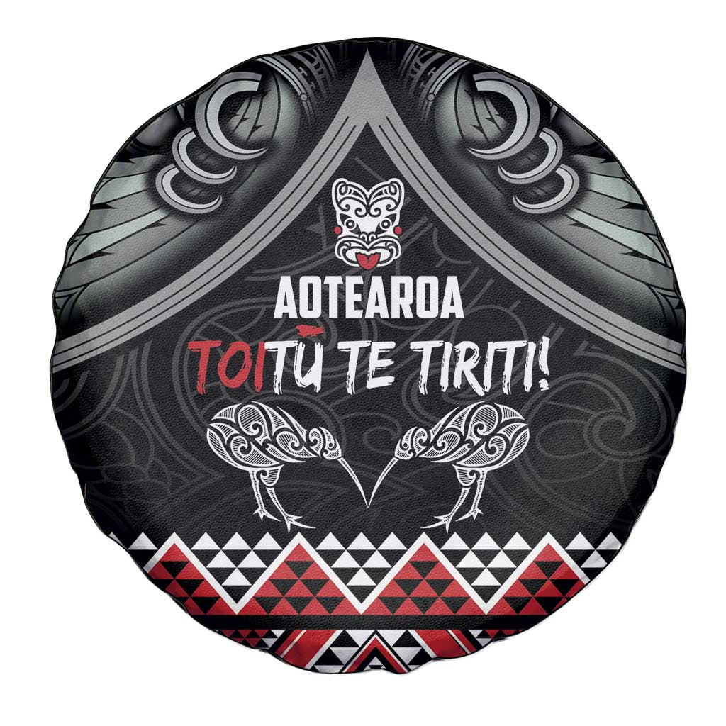 Aotearoa Toitu Te Tiriti Waitangi Spare Tire Cover Proud To Be Maori LT01 - Polynesian Pride