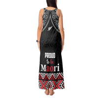 Aotearoa Toitu Te Tiriti Waitangi Tank Maxi Dress Proud To Be Maori LT01 - Polynesian Pride