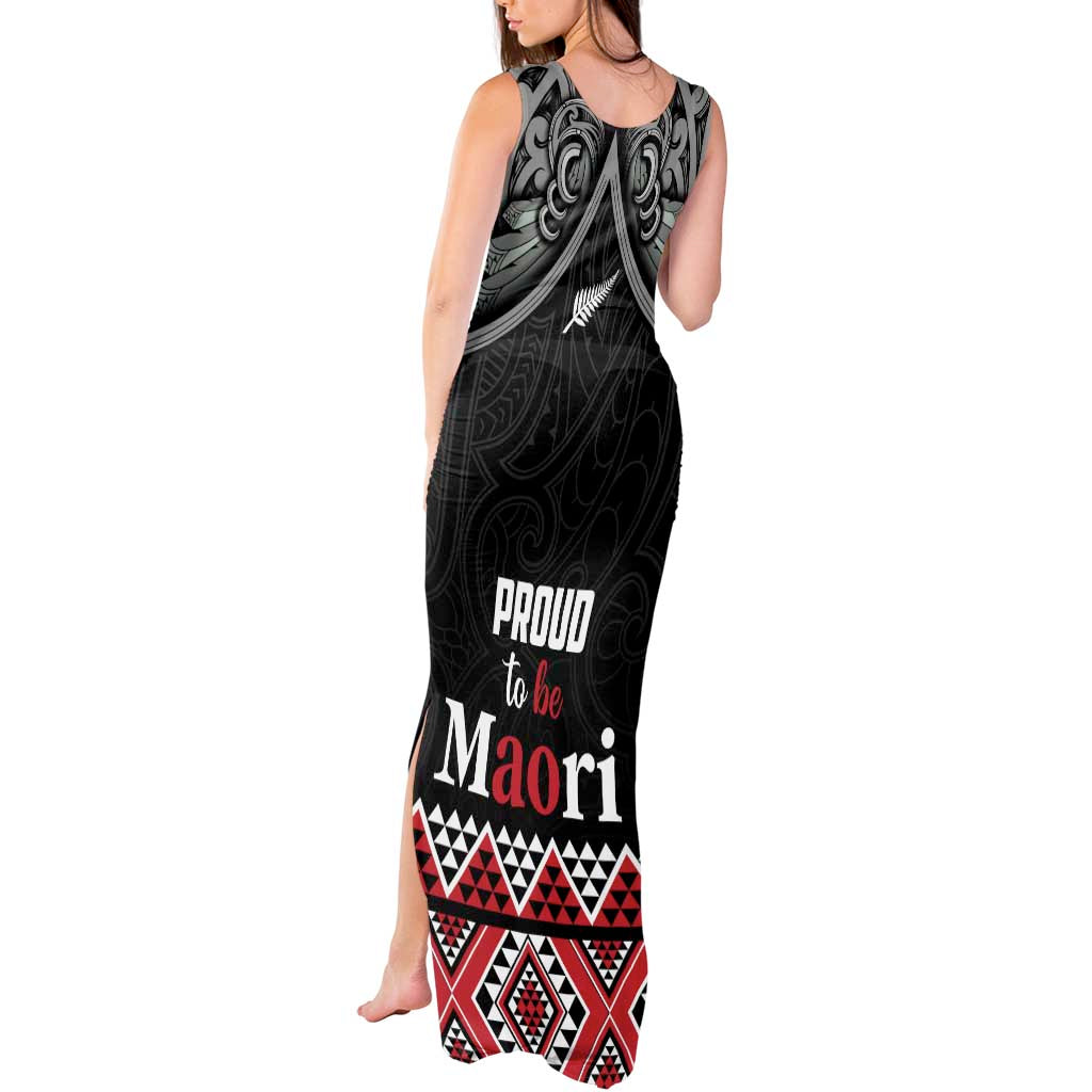 Aotearoa Toitu Te Tiriti Waitangi Tank Maxi Dress Proud To Be Maori LT01 - Polynesian Pride