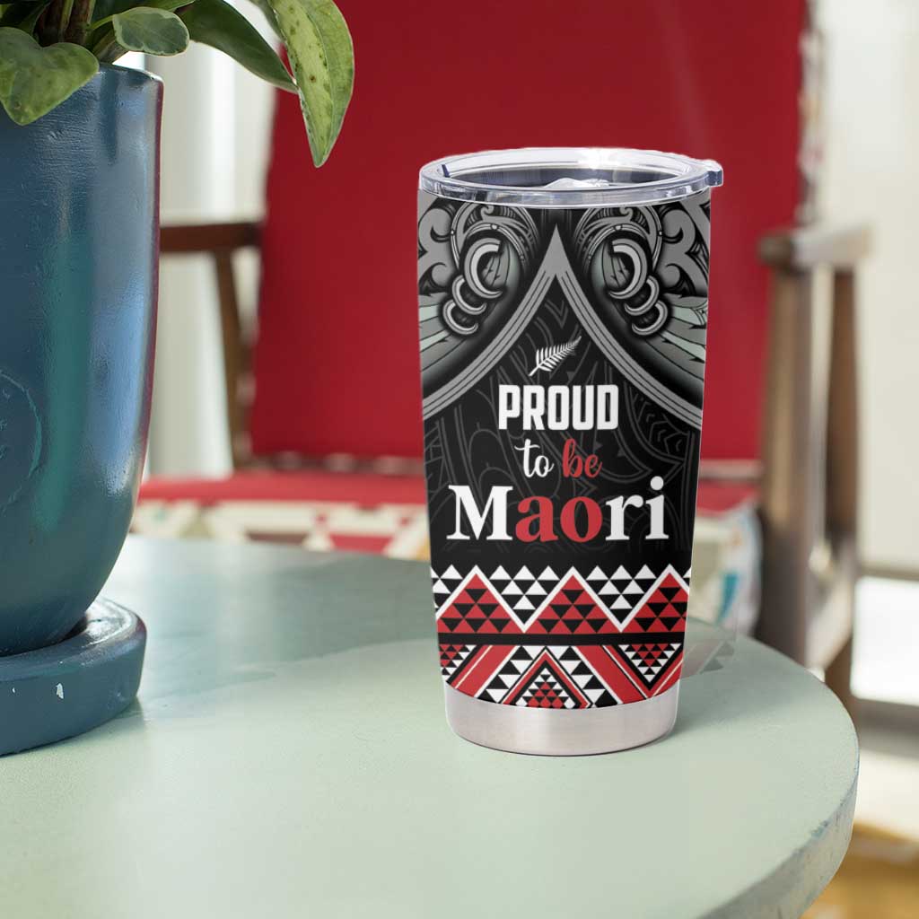 Aotearoa Toitu Te Tiriti Waitangi Tumbler Cup Proud To Be Maori LT01 - Polynesian Pride