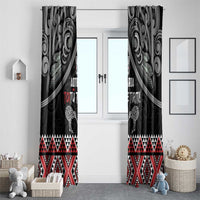 Aotearoa Toitu Te Tiriti Waitangi Window Curtain Proud To Be Maori LT01 - Polynesian Pride