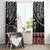 Aotearoa Toitu Te Tiriti Waitangi Window Curtain Proud To Be Maori