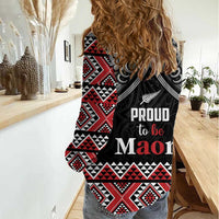 Aotearoa Toitu Te Tiriti Waitangi Women Casual Shirt Proud To Be Maori