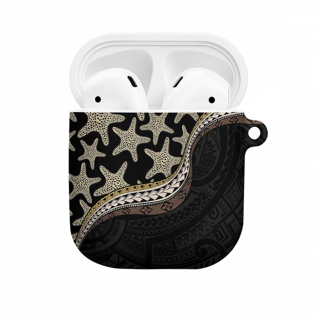 Beige Polynesian Starfish Unique Pattern AirPods Case LT01 Beige - Polynesian Pride