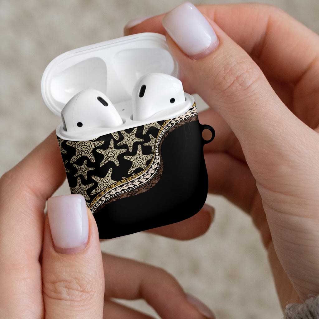 Beige Polynesian Starfish Unique Pattern AirPods Case LT01 - Polynesian Pride