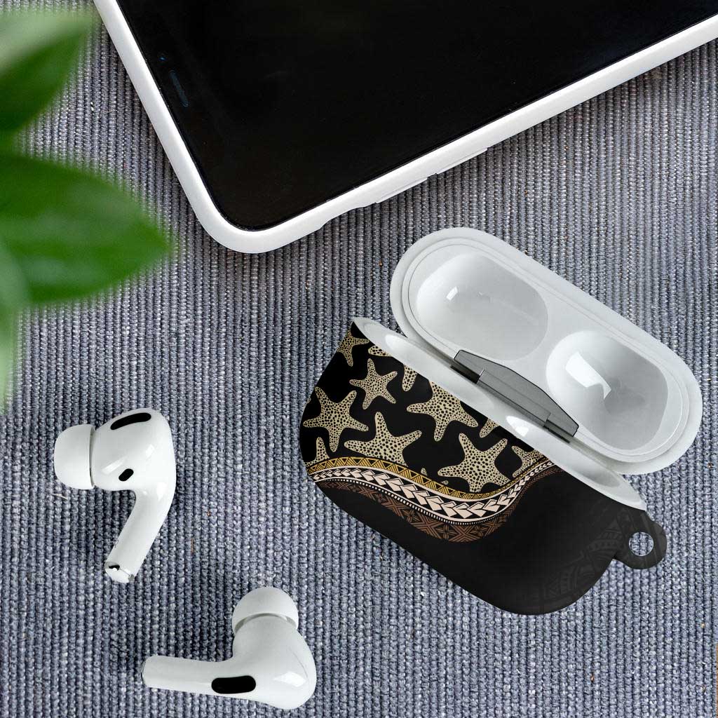 Beige Polynesian Starfish Unique Pattern AirPods Case LT01 - Polynesian Pride