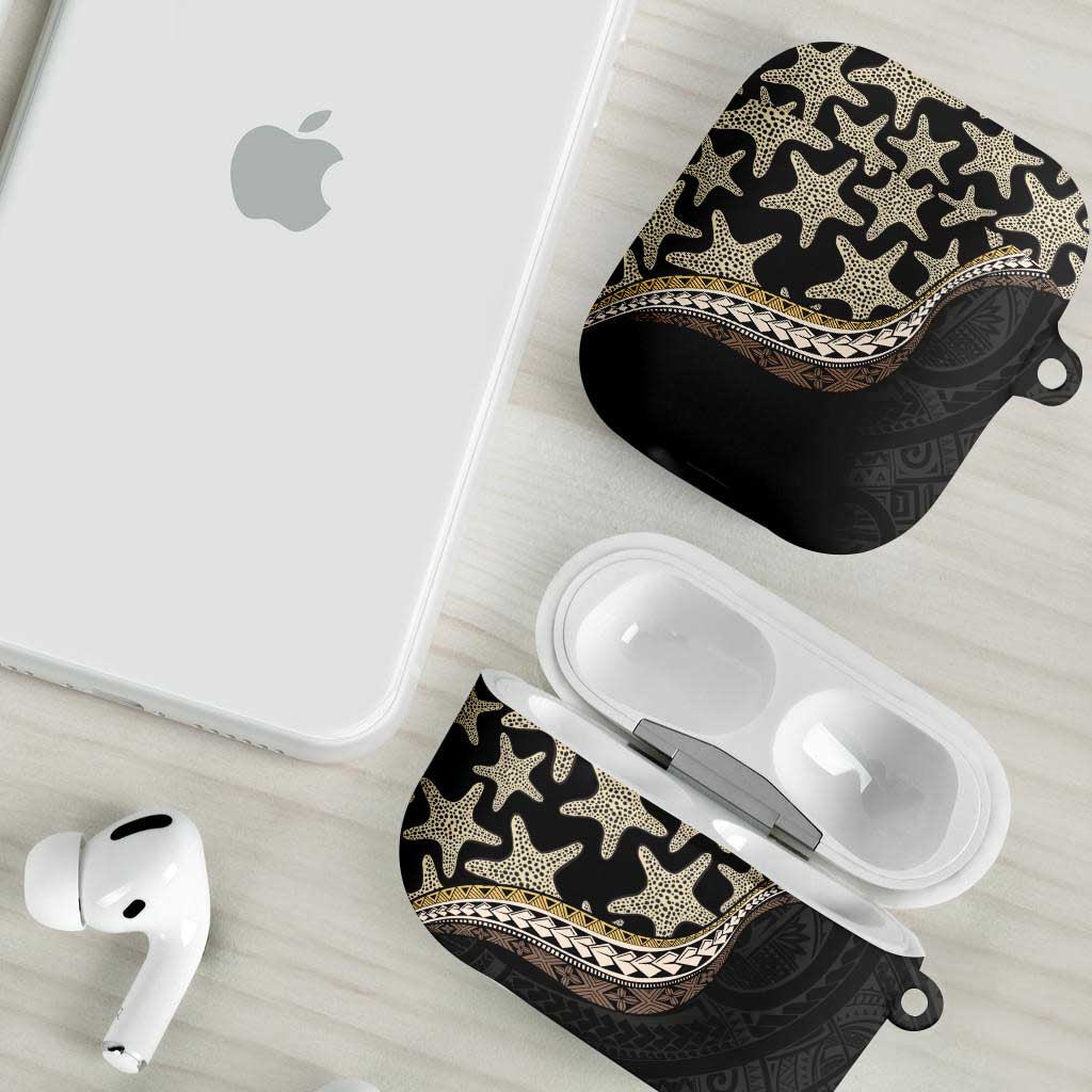 Beige Polynesian Starfish Unique Pattern AirPods Case LT01 - Polynesian Pride