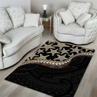 Beige Polynesian Starfish Unique Pattern Area Rug LT01 - Polynesian Pride